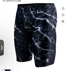 TYR Lightning Pattern Jammer Illume Swim Shorts